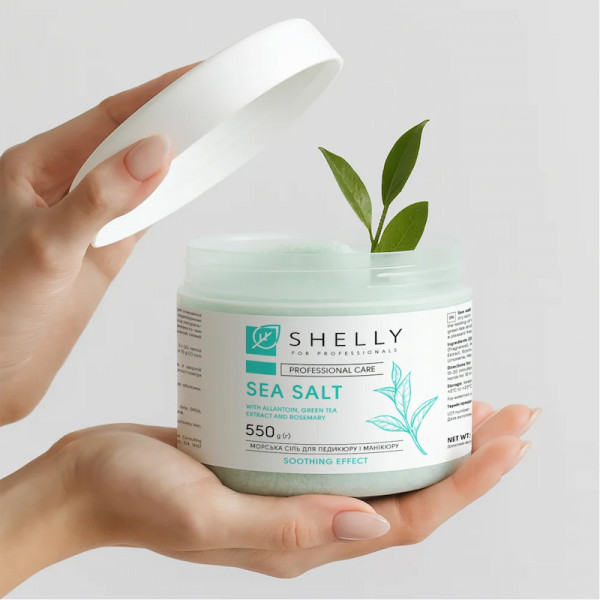 Bath salt with allantoin, green tea extract and rosemary Shelly, 550g