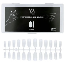 Valeri Professional  Nail Gel Tips Oval, 240 шт
