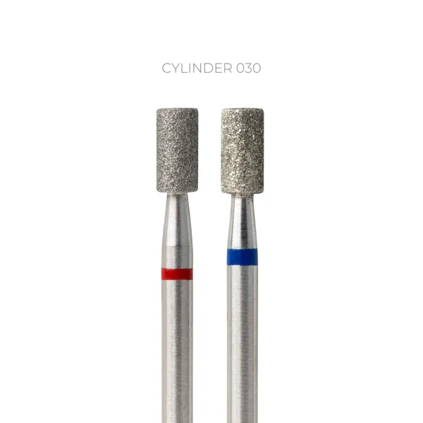 TOUCH diamond Cylinder nail drill bit red 3.0 mm
