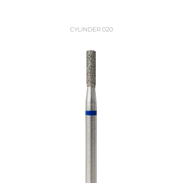 TOUCH diamond Cylinder nail drill bit blue 2.0 mm