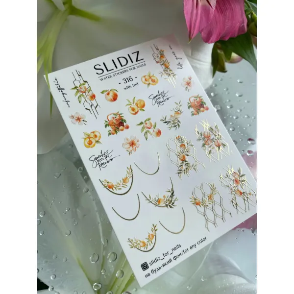 Slidery na nehty SLIDIZ №316