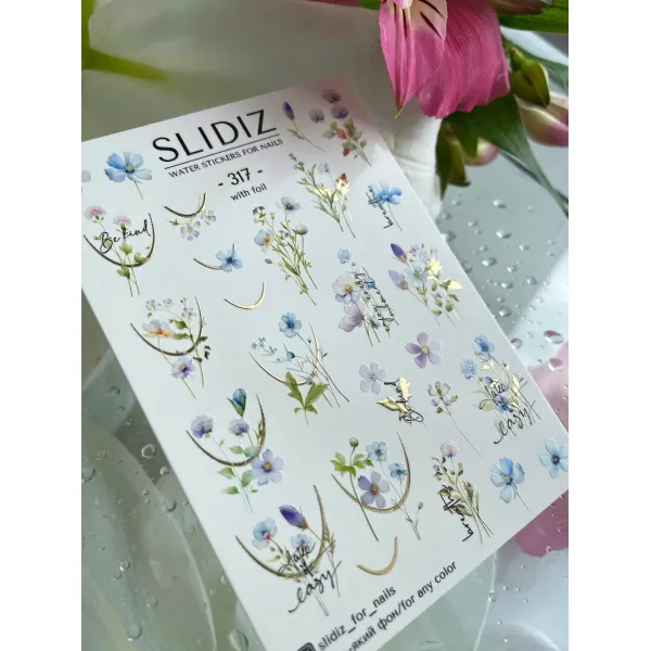 Slidery na nehty SLIDIZ №317