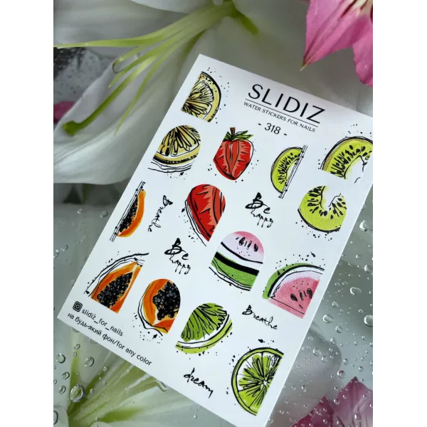 Slidery na nehty SLIDIZ №318
