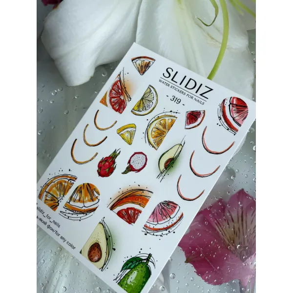 Slidery na nehty SLIDIZ №319