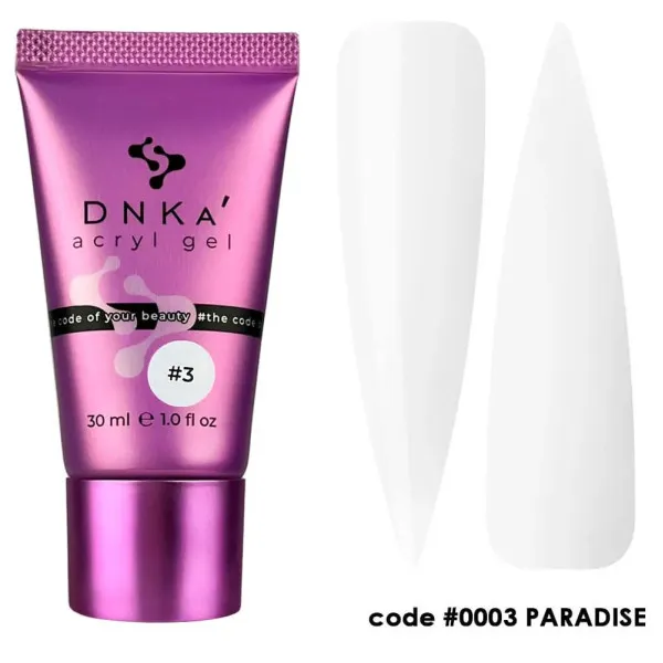 DNKa' ACRYL GEL #0003 Paradise (tube), 30 ml