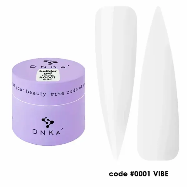 DNKa' Builder Gel NEW FORMULA #0001, 15 ml Vibe
