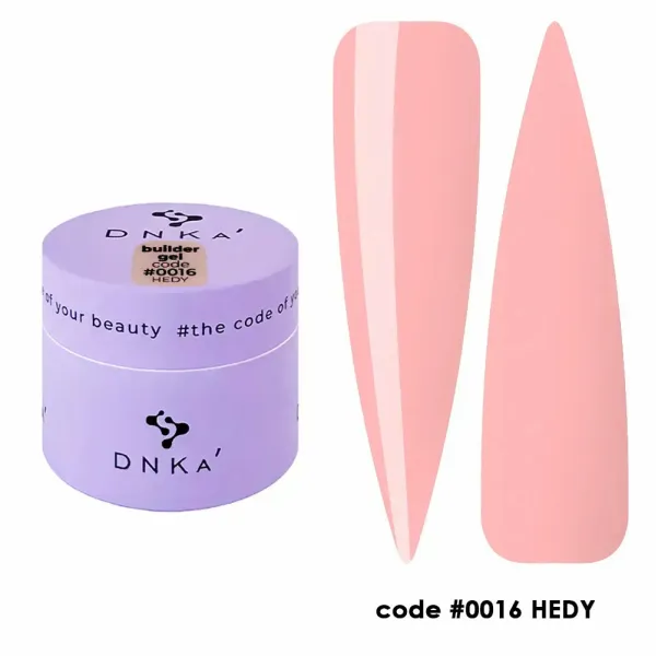 DNKa' Builder Gel NEW FORMULA #0016, 15 ml Hedy