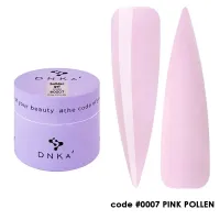 DNKa' Builder Gel NEW FORMULA #0007, 15 ml Pink Pollen