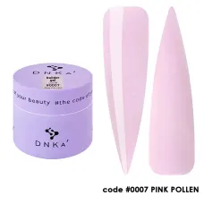 DNKa' Builder Gel NEW FORMULA #0007, 15 ml Pink Pollen