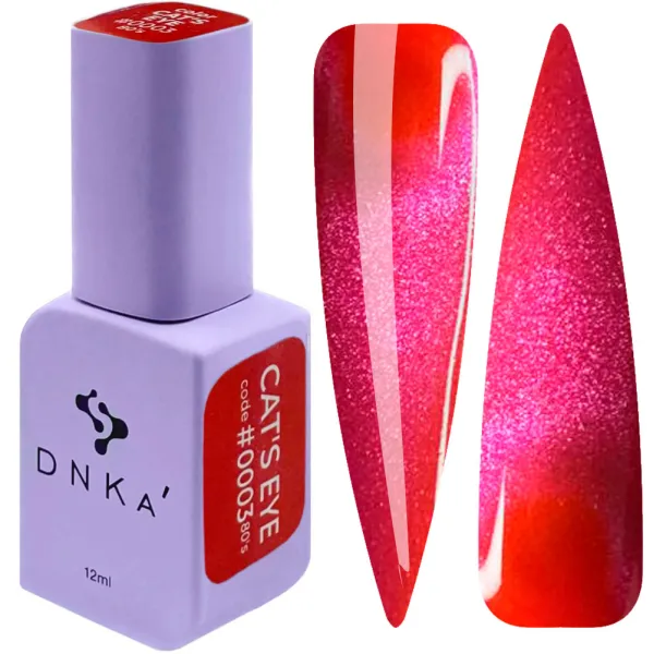 DNKa' Color Gel Polish Cat's Eye, 12ml #0003 80's