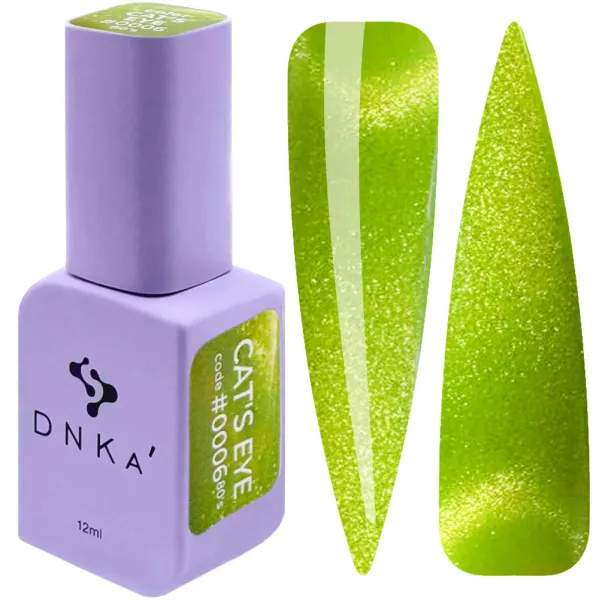 DNKa' Color Gel Polish Cat's Eye, 12ml #0006 80's