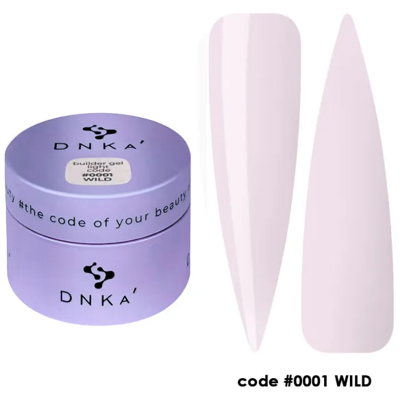 DNKa' Builder Gel LIGHT #0001, 30 ml Wild