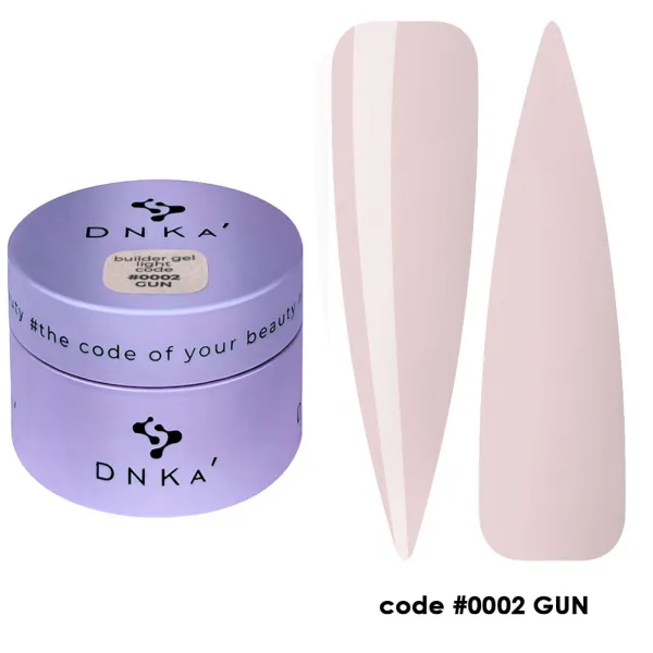 DNKa' Builder Gel LIGHT #0002, 30 ml Gun