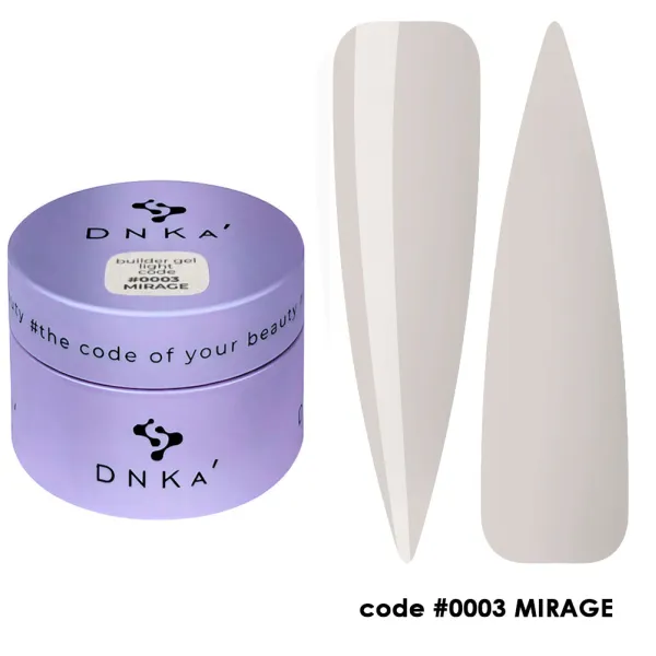 DNKa' Builder Gel LIGHT #0003, 30 ml Mirage
