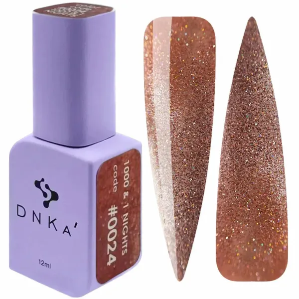 DNKa' Gel Polish Color 1000 & 1 nights #0024, 12 ml