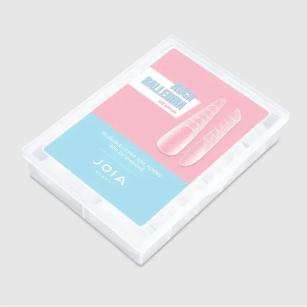 Reusable Upper Nail Forms JOIA vegan. 120 pcs, Arch Ballerina