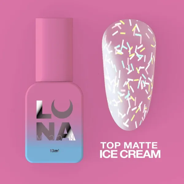 Lunamoon Top Matte Ice Cream 13ml
