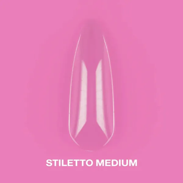 Stiletto Medium Gel Tips 500 ks