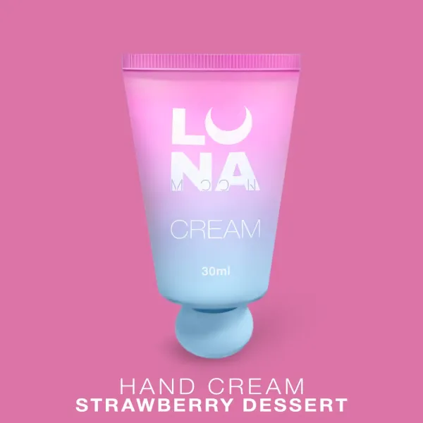 Krém na ruce Lunamoon Strawberry Dessert, 30 ml