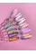 Lunamoon set of dry glitters for nails Broken Glass 6 pcs