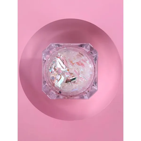 Lunamoon set of dry glitters for nails Broken Glass 6 pcs