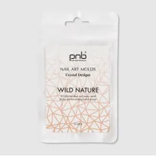 Formy na zdobení nehtů Wild Nature PNB, Crystal Designs, 12 ks
