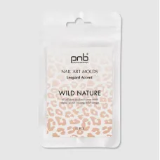 Формы Wild Nature Nail Art Molds PNB, Leopard Accent, 12 шт.