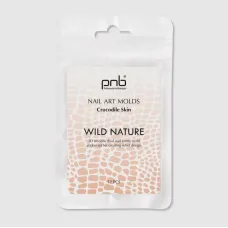 Формы Wild Nature Nail Art Molds PNB, Crocodile Skin, 12 шт.