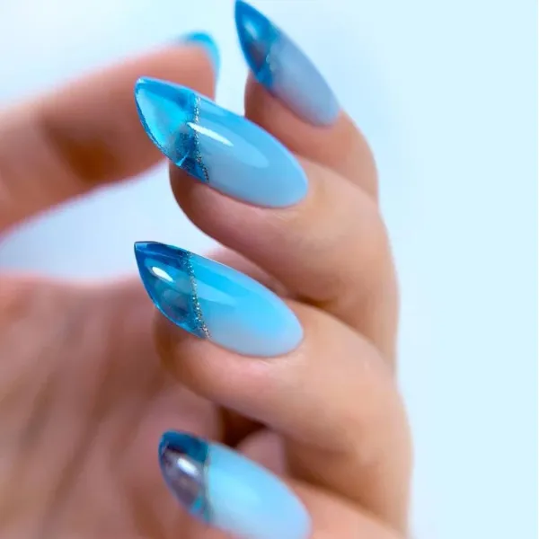 UV/LED Strong iron gel Сrystal Blue PNB 17 ml