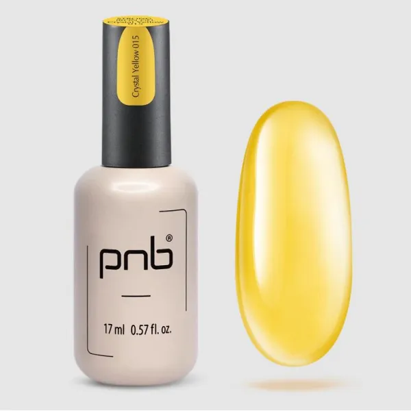 UV/LED Strong iron gel Сrystal Yellow PNB 17 ml