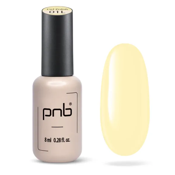 UV/LED Gel Polish PNB 01L Amarello, 8 ml
