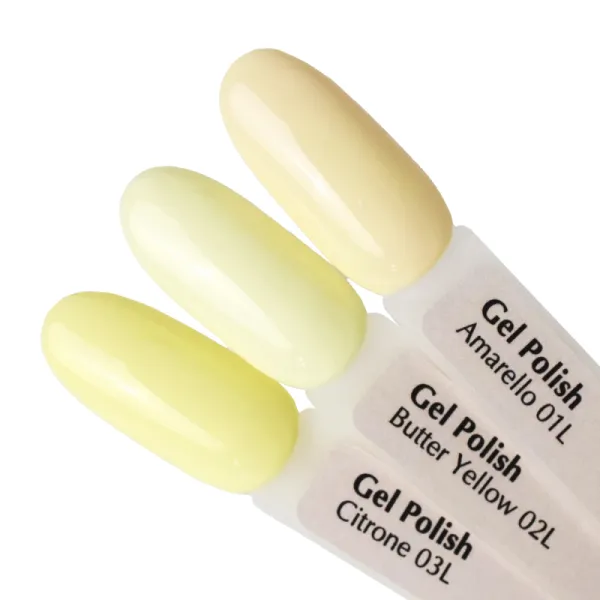 UV/LED Gel Polish PNB 02L Butter Yellow, 8 ml