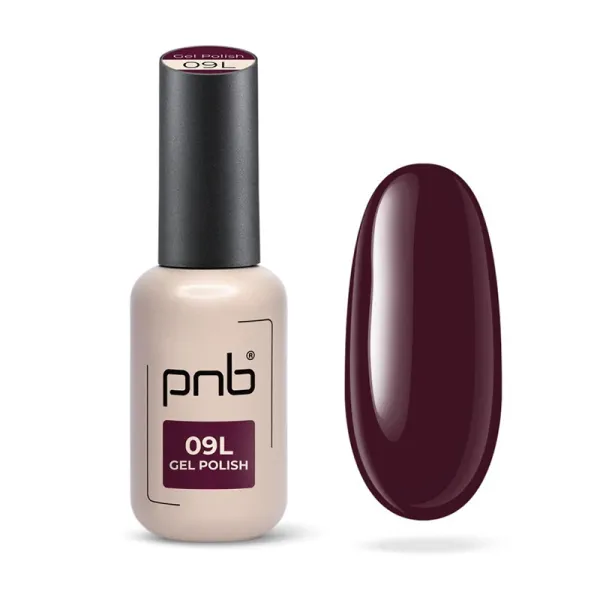 UV/LED Gel Polish PNB 09L Velvet Wine, 8 ml