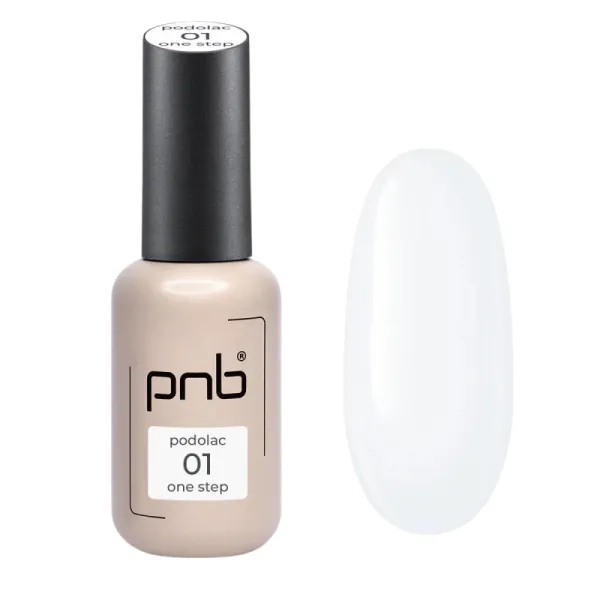 PNB Gel Polish Podolac one step Absolute White 01, 8 ml
