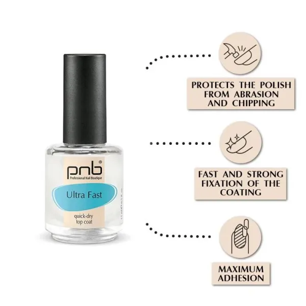 Ultra Fast PNB, 15 ml Rychleschnoucí vrchní nátěr