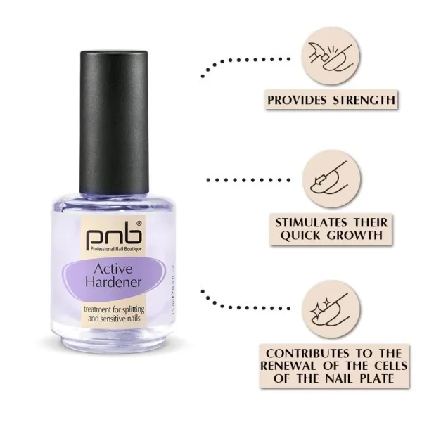 Active Hardener PNB, 15 ml Nail strengthener