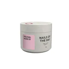 NAILSOFTHEDAY Polygel nude 03 - нежно-розовый полигель, 30 мл