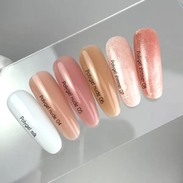 NAILSOFTHEDAY Polygel nude 04 — классический нюдовый полигель, 30 мл