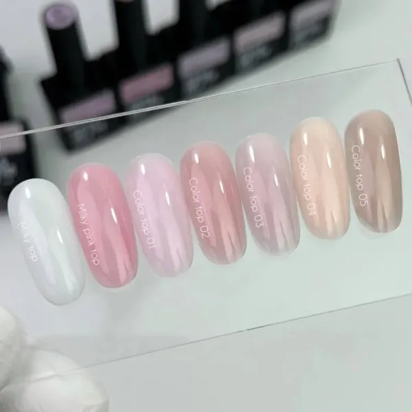NAILSOFTHEDAY Milky pink top – нежно-розовый топ без липкого слоя, 10 мл