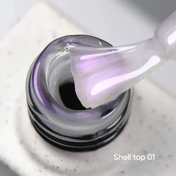 NAILSOFTHEDAY Shell top 01 (new formula, violet), 10ml
