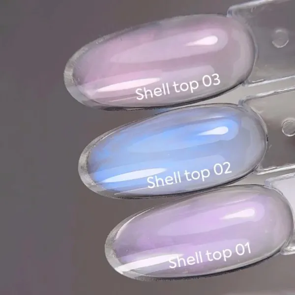 NAILSOFTHEDAY Shell top 02 (new formula, blue), 10ml