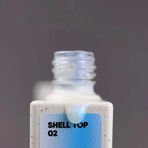 NAILSOFTHEDAY Shell top 02 (new formula, blue), 10ml
