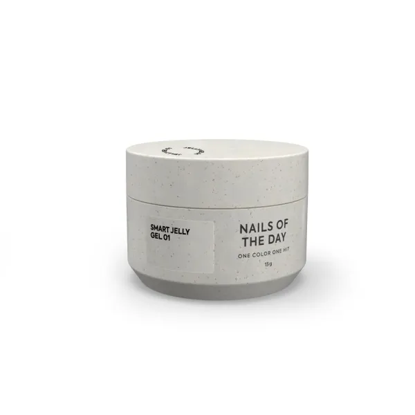 NAILSOFTHEDAY Smart Jelly gel 01 – прозрачный гель желе для ногтей, 15 мл
