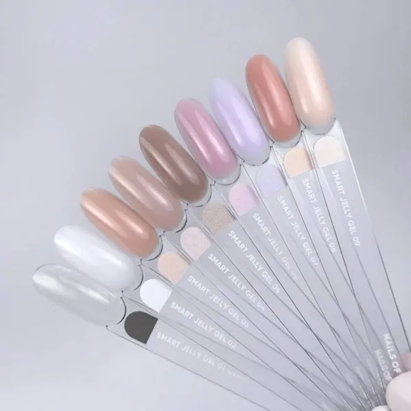 NAILSOFTHEDAY Smart Jelly gel 02 – белый гель желе для ногтей, 15 мл