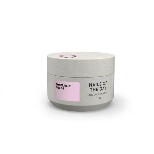 NAILSOFTHEDAY Smart Jelly gel 06 – лилово-розовый гель желе для ногтей, 15 мл