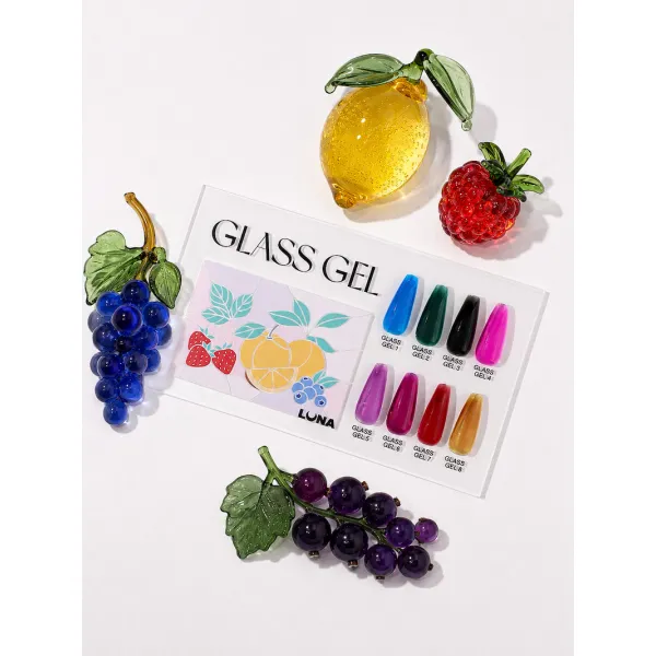 Lunamoon Витражный гель для наращивания Glass Builder Gel №7, 15 мл