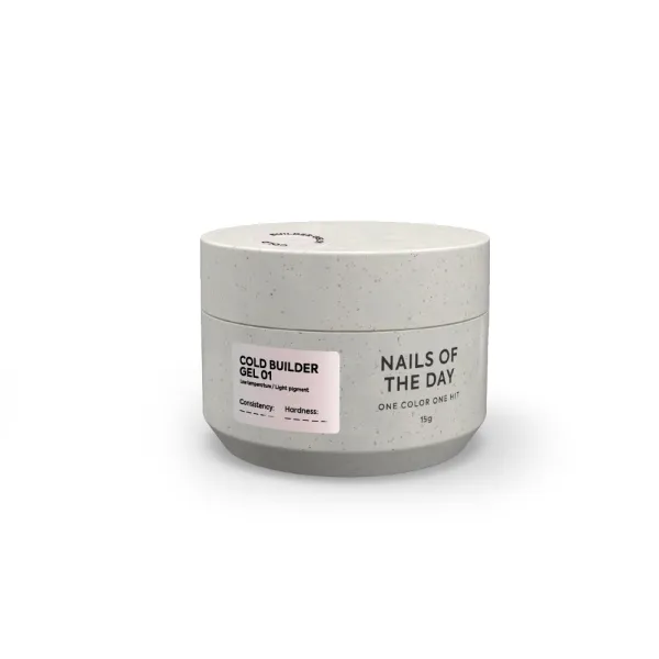 NAILSOFTHEDAY Cold Builder Gel 01, 15ml