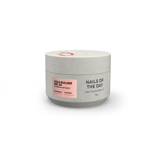 NAILSOFTHEDAY Cold Builder gel 04 – гель для наращивания ногтей, 15 мл