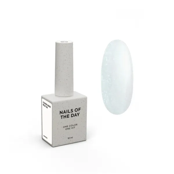 NAILSOFTHEDAY Cover base milk shimmer 06, 10ml