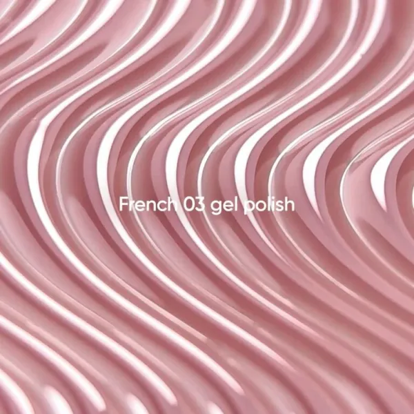 NAILSOFTHEDAY Gel Polish French 03 — нюдовый гель-лак с пониженным уровнем пигментации, 10 мл